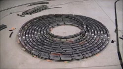 Endless Bi-directional Model Train Spiral﻿