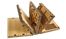 You Must Solve a Puzzle to Turn Every Page in This Beautiful Wooden Book