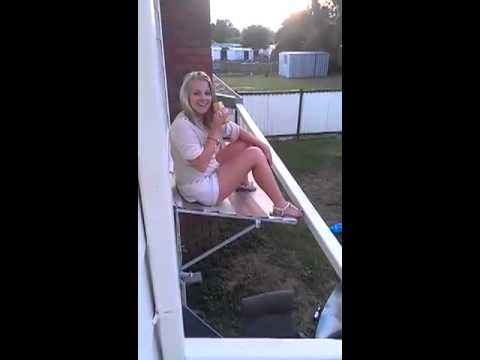 Drunk Girl Falls from Roof – EPIC FAIL – YouTube