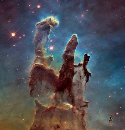 TIL That the left most pillar of the famous Pillars of Creation, is actually 4 Light Years tall. ...