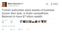 Wow, so the AKP have stolen $10bn and counting in just 6 weeks and we still dont know who orches ...