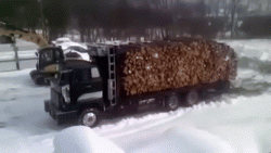 Unloading logs like a Boss