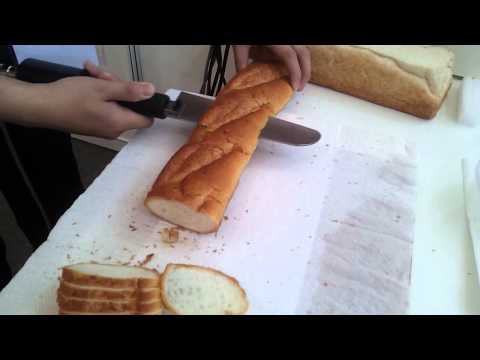 Baguette Cutting by Ultrasonic Knife – YouTube