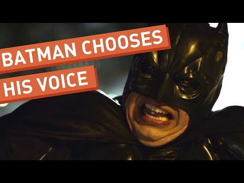 Batman Chooses His Voice – YouTube