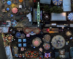 That’s how an amusement park looks like from the sky.