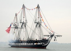 USS Constitution, Built in 1797, The Only Active Ship In The US Navy That Has Sunk An Enemy Ship