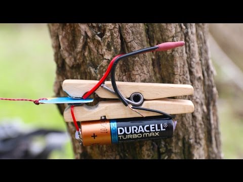 How to make a TRIP-WIRE ALARM – YouTube