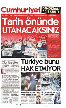 Cumhuriyet claims to have evidence that the order to broadcast the “sela” from every ...