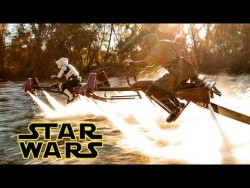 Star Wars – Speeder Bike Jetovator Battle in Real Life! – YouTube