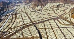 This giant Saudi Arabian tent camp is empty