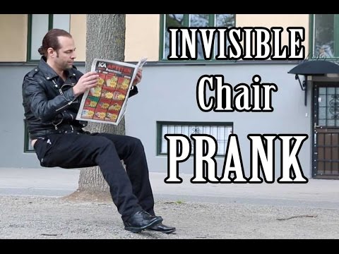 Invisible Chair PRANK    -Julien Magic – YouTube