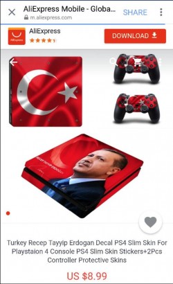 “For the teenage Erdogan-lover in your life. Just don’t buy it as a Christmas presen ...