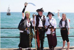 Penzance will be filled with pirates again as the town stages another Guinness World Record atte ...