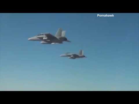 US released 103 Perdix micro-drones from 3 F/A-18 Super Hornet 2017 – YouTube