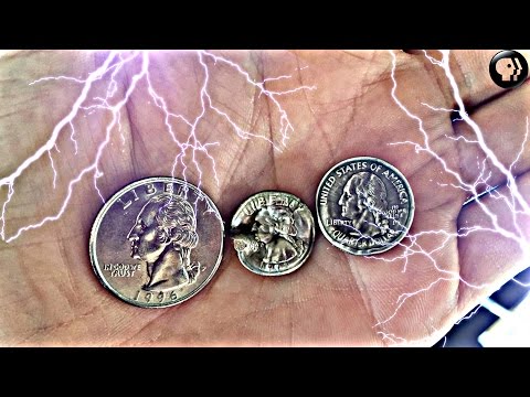 How to shrink a quarter with electricity – YouTube