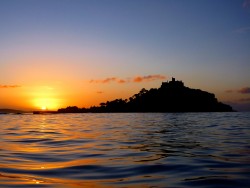 Sunrise over St. Michaels Mount