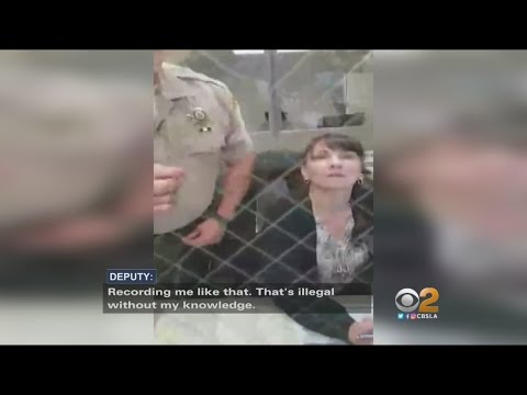 San Bernardino Deputy Caught On Video Threatening To Create Charges – YouTube