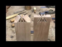 Amazing Japanese Sunrise dovetail joint.  Japanese joinery. – YouTube