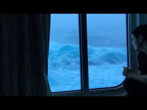Anthem Of The Seas Vs Huge Waves And 120 MPH Winds. Viewed From My Room On The Third Deck. NO MUSIC! – YouTube
