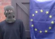 Man tries to burn EU flag. Flag doesn’t burn because of EU regulations on flammable materials |  ...
