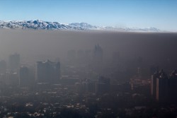 Smog in Almaty, Khazakstan