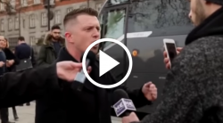 Watch: Tommy Robinson Rips Liberal Reporter At Scene Of London Attack – MILO NEWS