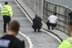 Carer, 70, asked police to move children away before he leapt from the Tamar Bridge to his death ...