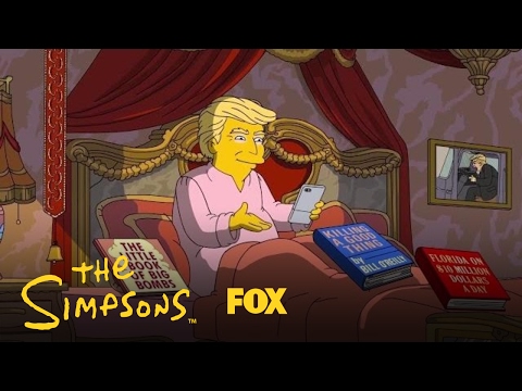 Donald Trump’s First 100 Days In Office | Season 28 | THE SIMPSONS – YouTube