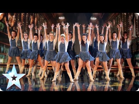 Line dancers CountryVive add a touch of glamour | Britain’s Got Talent 2014 – YouTube