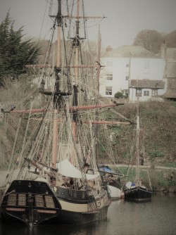 Lovely morning at Charlestown, Poldark country and film set.