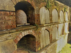 Victorian Bee Boles at the lost gardens of Heligan