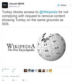 Turkey showing massive ignorance to the way the world works yet again, just doesn’t unders ...