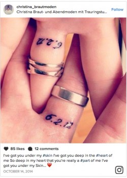 17 Couples’ Wedding Tattoos That Are WAY Cooler Than Traditional Rings | 22 Words