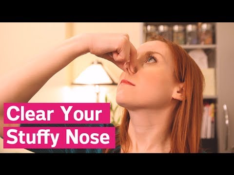 How To Clear A Stuffy Nose Instantly – YouTube