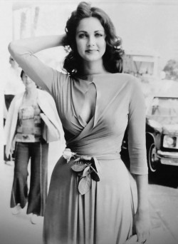 Lynda Carter, my boyhood crush and the original wonder woman, in the seventies.