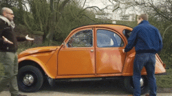 Rear door feature in a 1940’s Citroën 2CV﻿