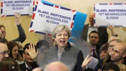 “Mrs May was speaking to supporters in Reading and as she said that she would support and  ...