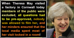 Theresa May’s visit to Cornwall