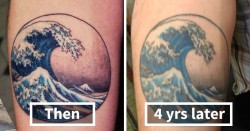 Thinking Of Getting A Tattoo? These 10+ Pics Reveal How Tattoos Age Over Time | Bored Panda