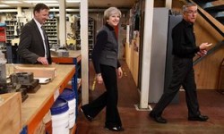 Tories under fire for banning local paper from filming Theresa May | Politics | The Guardian
