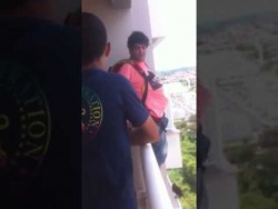 Man buys a parachute off the internet and jumps from his balcony