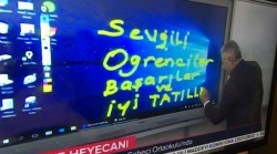 Turkey’s PM struggles to write correctly