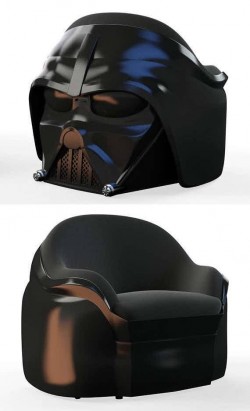 Custom made Darth Vader armchair!