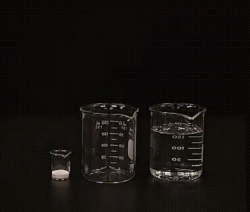 A small amount of polymer can absorb a huge amount of water