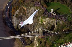 Concords final flight over Britsol