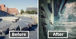 15 Before & After Images Reveal How I Turn My Ordinary Pics Into Fantasy Worlds | Bored Panda