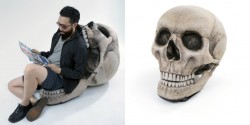 Giant skull chair with movable jaw
		
		 |  
		Dangerous Minds