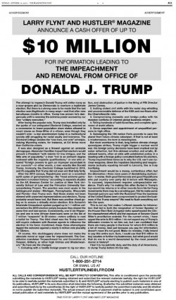Have dirt that could impeach Trump? Larry Flynt will pay you $10 million. – The Washington ...