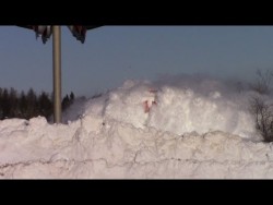 EPIC CATCH!!! Dashing Thru the Snow – CN Train 406 West at Salisbury, NB (Feb 3, 2015)  ...