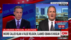 Roy Moore Spokesman Goes Blank After Jake Tapper Schools Him On The Constitution